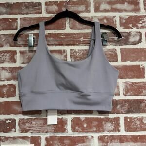 NWT Héros Active The Classic Bra Lavender Scoop Neck Sports Top Size L